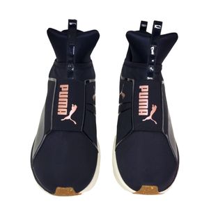 PUMA Defy Black w/Rose Gold Women's Athletic Shoes Size 10